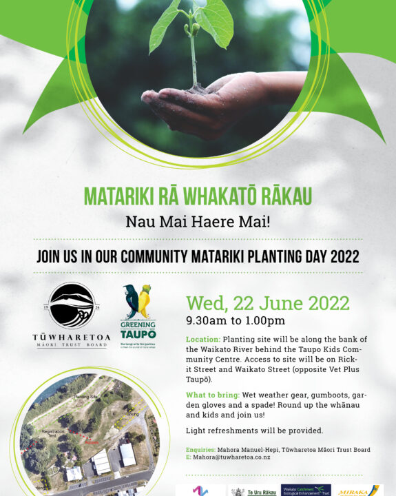Matariki Planting Day Poster 2022