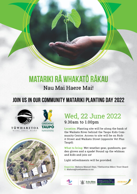 Matariki Planting Day Poster 2022